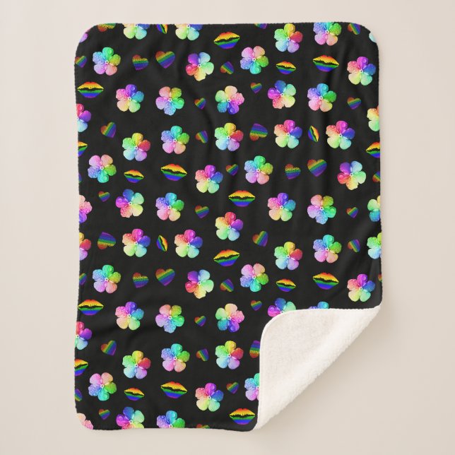 Pride Sherpa Blanket (Front)