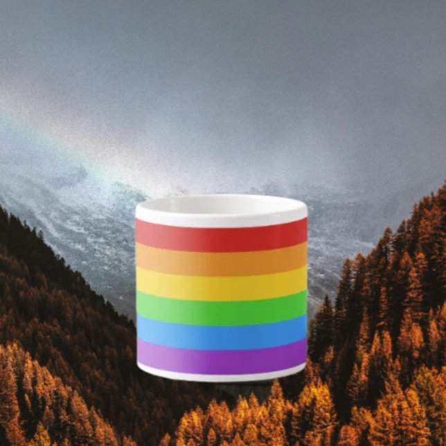 Pride Shot: Rainbow Flag Espresso Cup (Creator Uploaded)