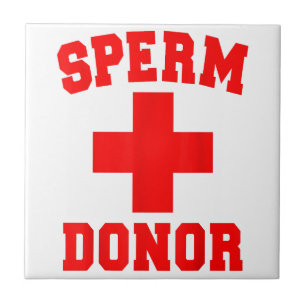 PRIDE SPERM DONOR DISPENSER FUNNY HALLOWEEN COSTUM TILE