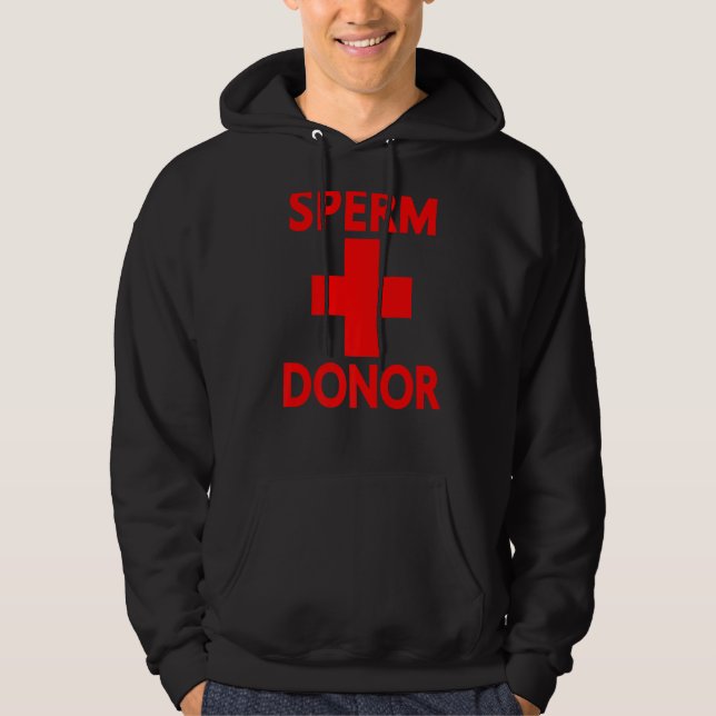 Pride Sperm Donor Dispenser  Halloween Costume Men Hoodie (Front)