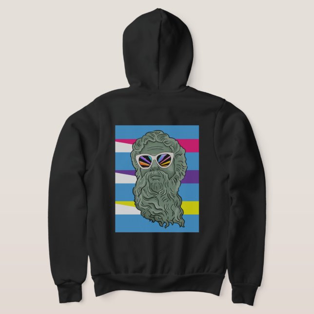 Pride Statue  Hoodie (Laydown Back)