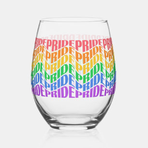 Pride Stemless Wine Glass