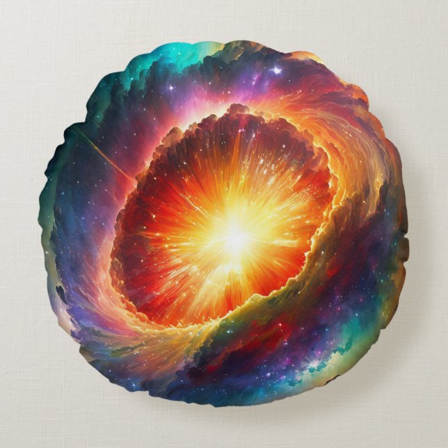Pride Supernova - Round Cushion (Front)