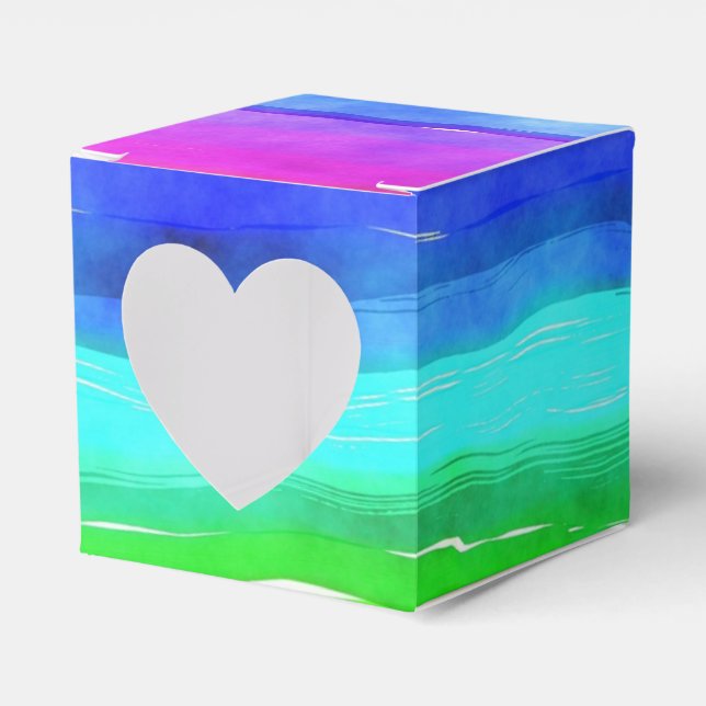 Pride symbol flag giving a discrimination lifesty favour box (Front Side)