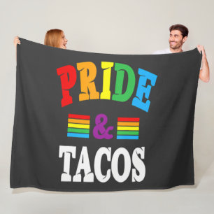 Pride Tacos Lgbt Fleece Blanket