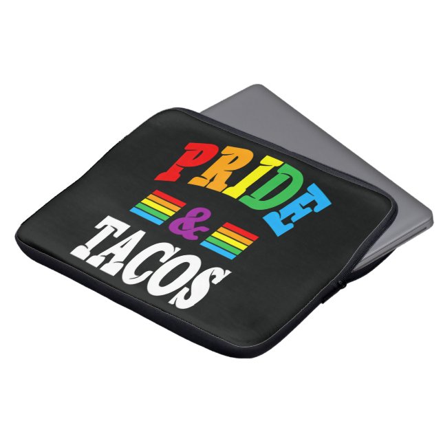 Pride Tacos Lgbt Laptop Sleeve (Front Top)