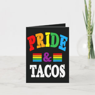 Pride Tacos Lgbt Lgbtq Gay Holiday Card