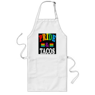 Pride Tacos Lgbt Long Apron