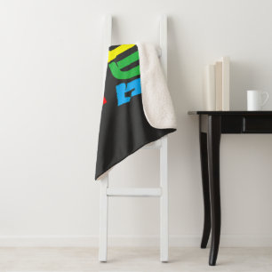 Pride Tacos Lgbt Sherpa Blanket