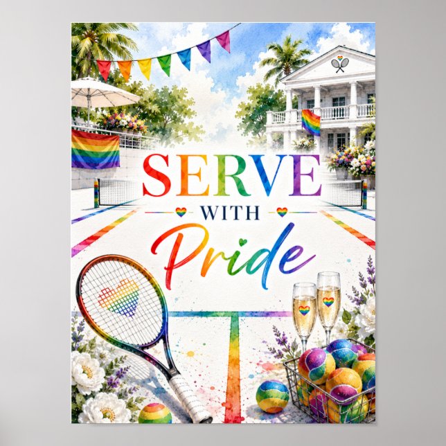 Pride Tennis  Poster (Front)
