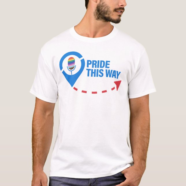 Pride This Way: 'We Put the Vodka in Vodcast' T-Shirt (Front)