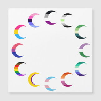 Pride Time Crescent Moon Design