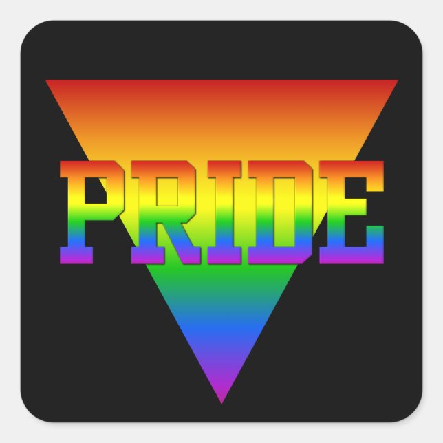 Pride Triangle stickers (Front)
