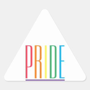 PRIDE Triangle Stickers 
