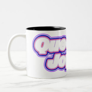 Pride Typography Art Two-Tone Coffee Mug