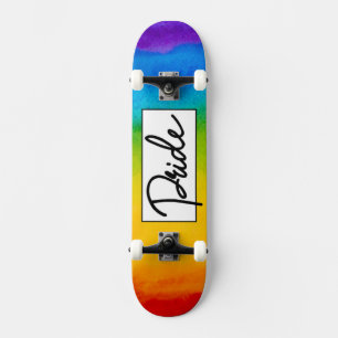 Pride Watercolor Style Skateboard