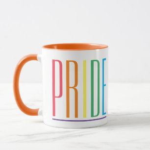 PRIDE White Orange Combo Mug