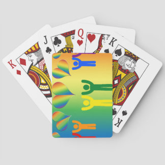 Pride With Our Hearts Classic Playing Cards