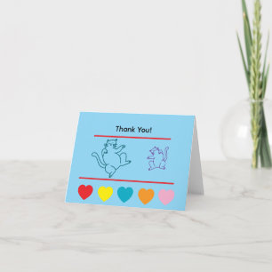 Prideful Paws Thank You Card