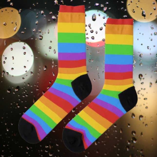 PrideStride: Rainbow Flag Socks (Creator Uploaded)
