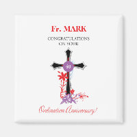 Priest 40th Ordination Anniversary Black Cross
