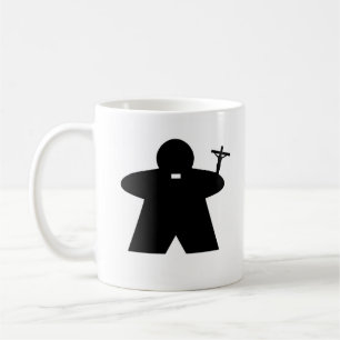 Priest and Nun Meeple mug