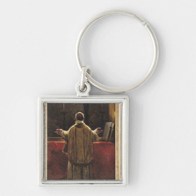 Priest at the Altar Key Ring (Front)