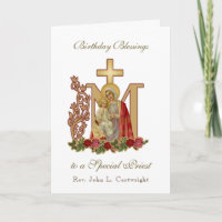 Priest Birthday Blessings Celebration Virgin Mary