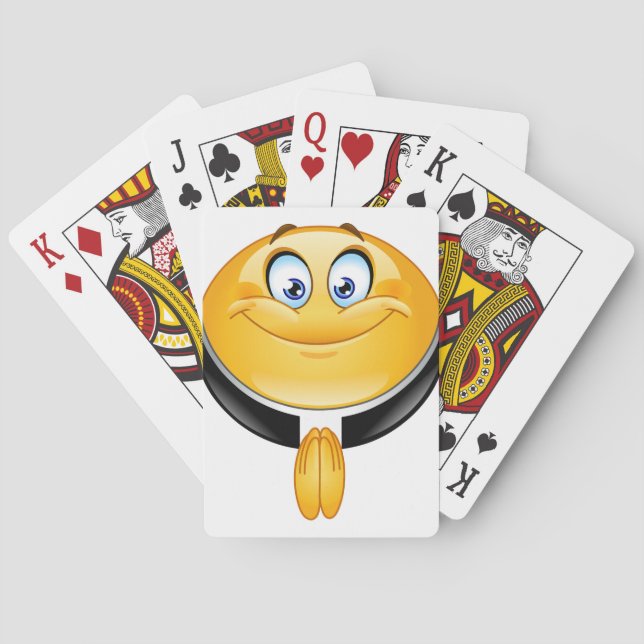 priest emoji playing cards (Back)