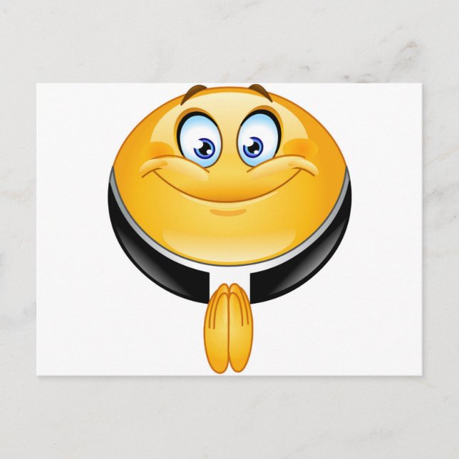 priest emoji postcard (Front)