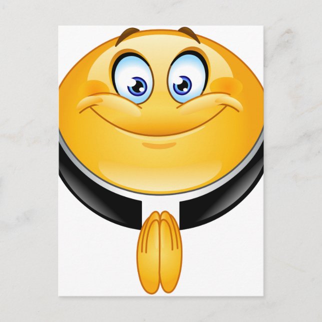 priest emoji postcard (Front)