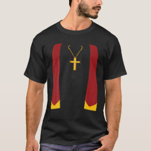 Priest Halloween Costume Exorcist Exorcism T-Shirt