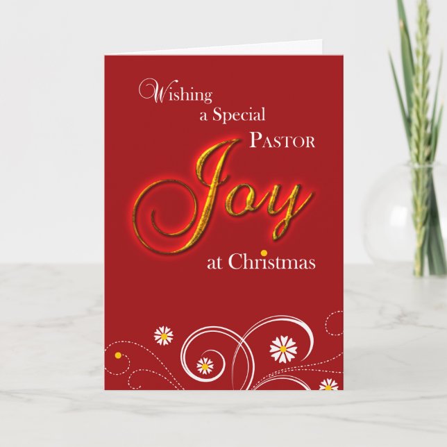 Priest, Joy at Christmas Holiday Card (Front)