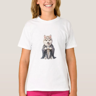 Priest King Siberian Husky Dog T-Shirt
