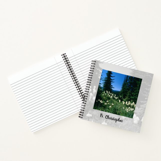 Priest Landscape Personalised Notebook (Inside)