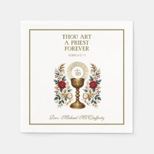 Priest Ordination Anniversary Chalice Host Scriptu Napkin