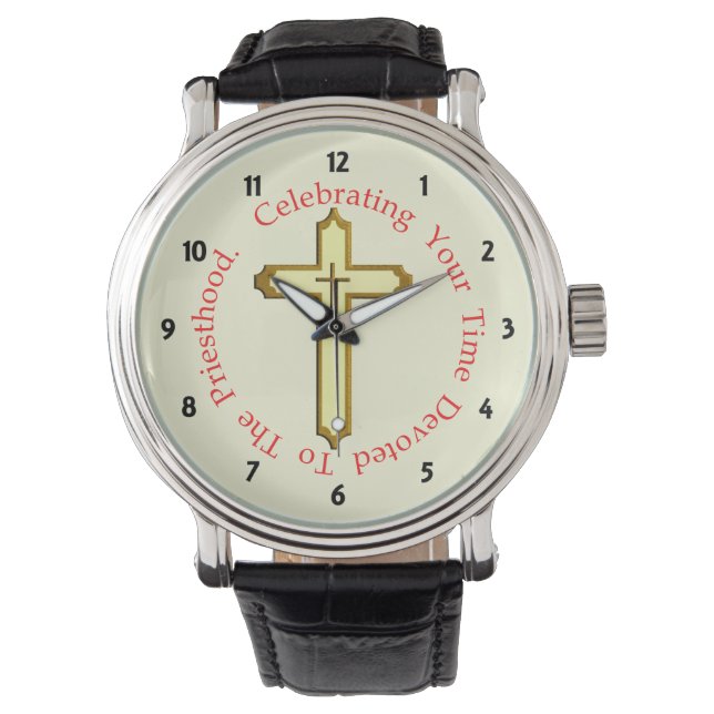 Priest Ordination Anniversary Gift Watch (Front)