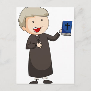 Priest Postcard