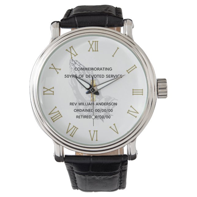 PRIEST Retirement Watch Commemorative Elegant (Front)