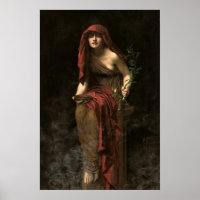 Priestess of Delphi by John Collier