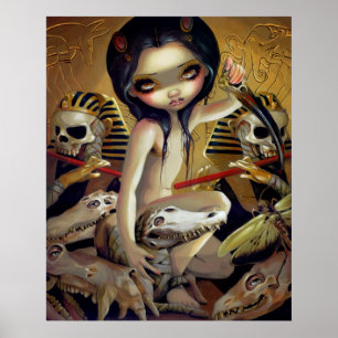 Priestess of Nyarlathotep ART PRINT egypt gothic