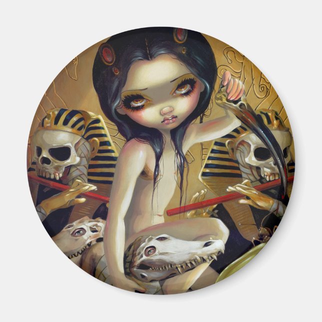 "Priestess of Nyarlathotep" Magnet (Front)