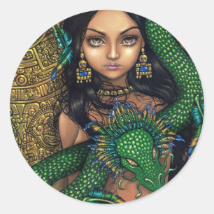 "Priestess of Quetzalcoatl" Sticker