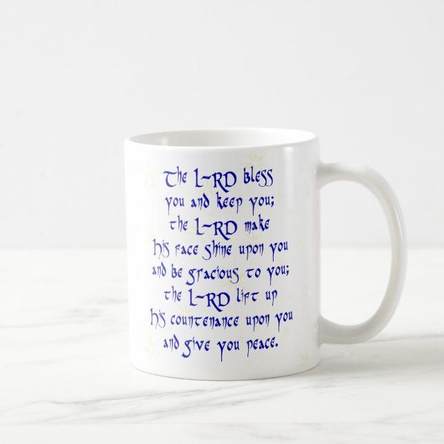 Priestly Blessing Coffee Mug (Right)