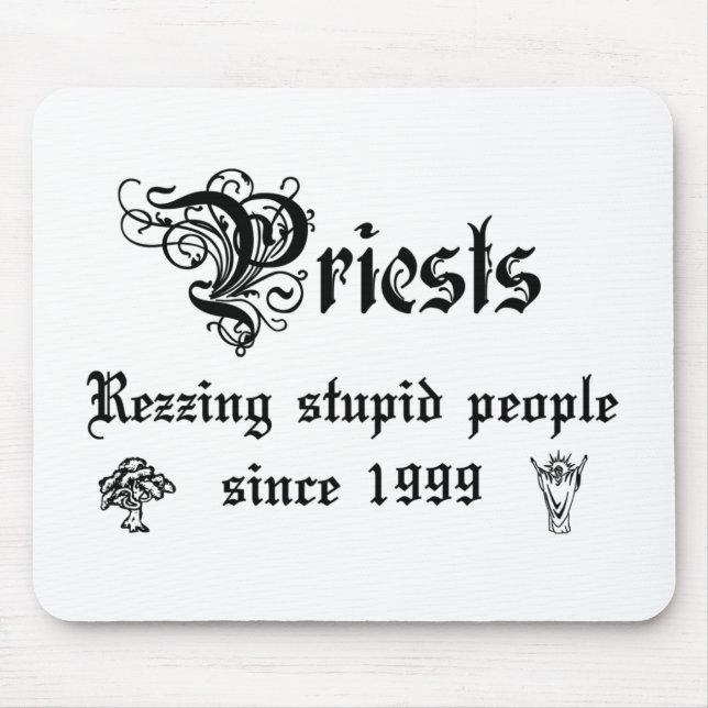 Priests Mouse Mat (Front)