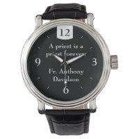 Priest's Personalised Black eWatch Watch