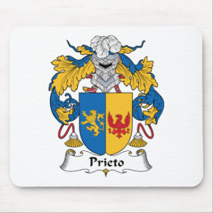 Prieto Family Crest Mouse Mat
