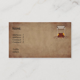 Prim Jar Fixins Business Card