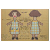 Prim Rag Doll Soft Stuffed Cut and Sew Kit