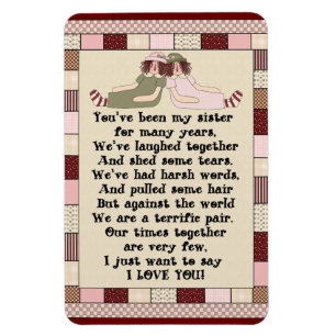 Prim Sisters magnetic magnet